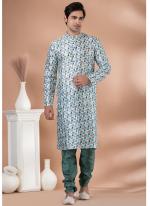 Mono Multi Festival Wear Crochet Work Kurta Pajama